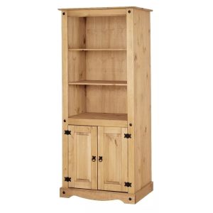 ESTANTERÍA EN MADERA  MACIZA CON CAJONES