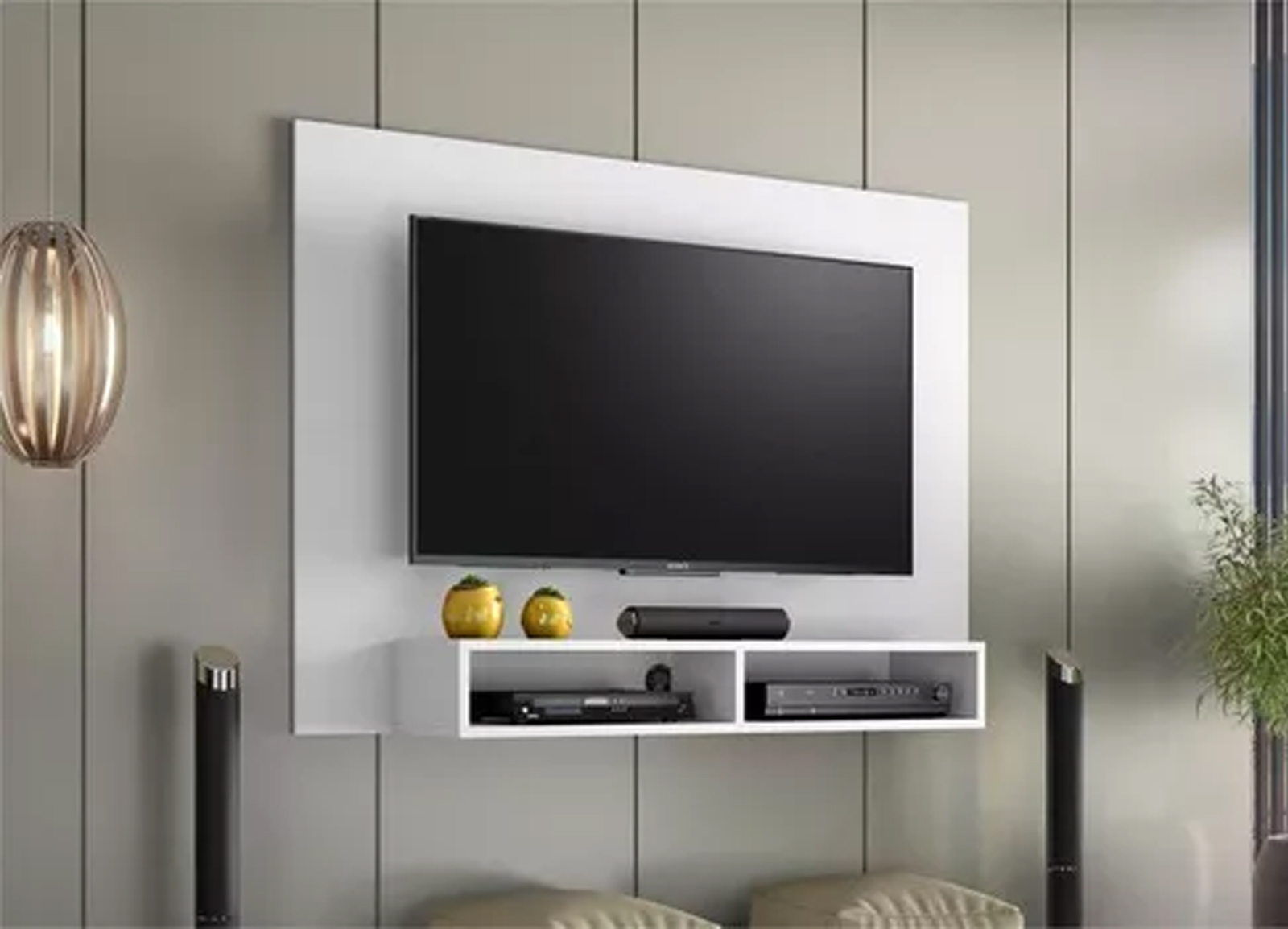 PANEL PARA TV RACK ESTANTE LIVING LED MODULAR