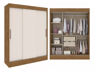 ROPERO 3 PUERTAS CORREDIZAS