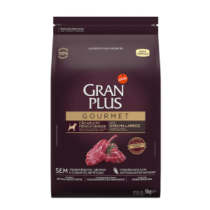 GRANPLUS GOURMET ADULT MED/GDES 3 KG CORDERO
